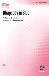 Rhapsody in Blue SATB choral sheet music cover Thumbnail